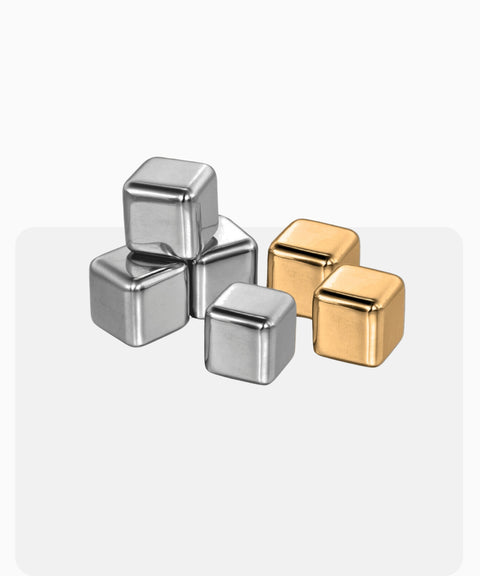 SS304 Reusable Ice Cubes﹙Set of 4﹚